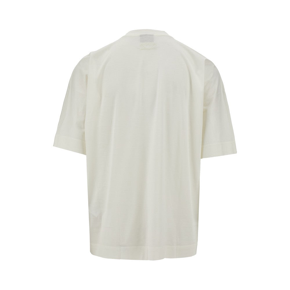 Lyocell-blend jersey oversized T-shirt