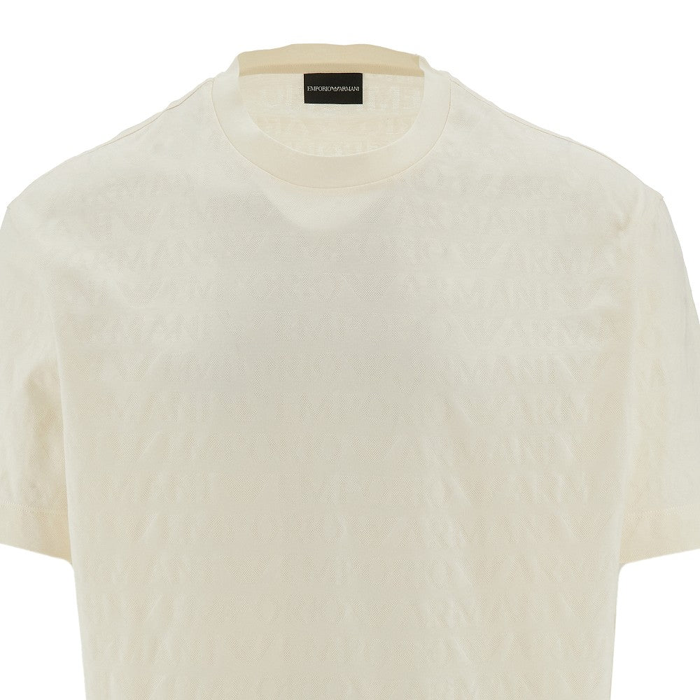 Jacquard jersey T-shirt