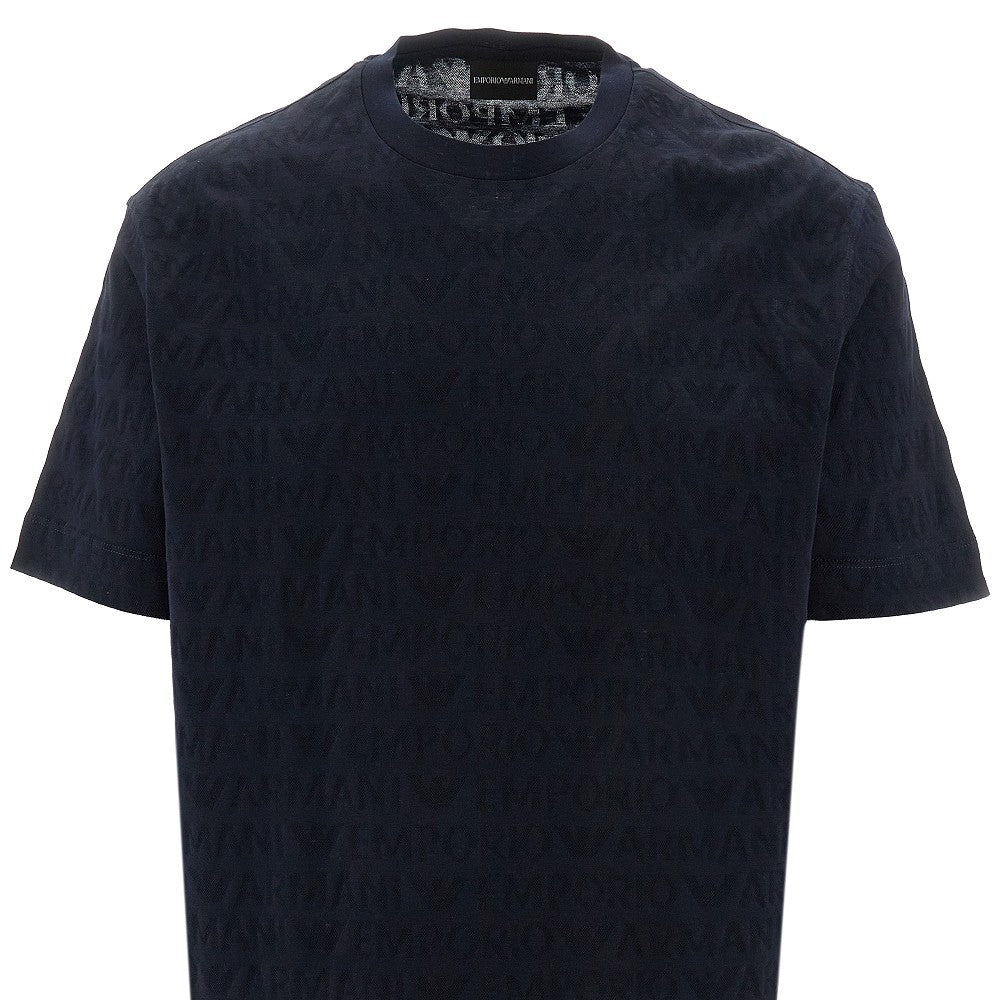Jacquard jersey T-shirt