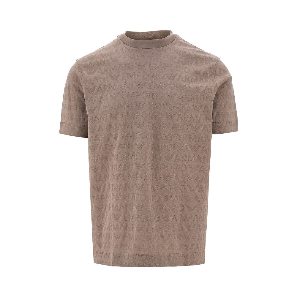 Jacquard jersey T-shirt