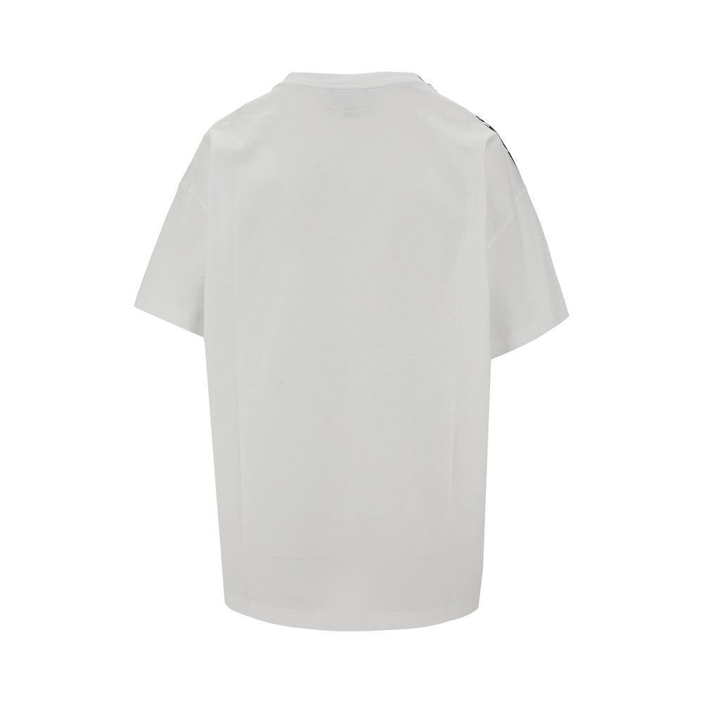 T-shirt stampata in cotone biologico