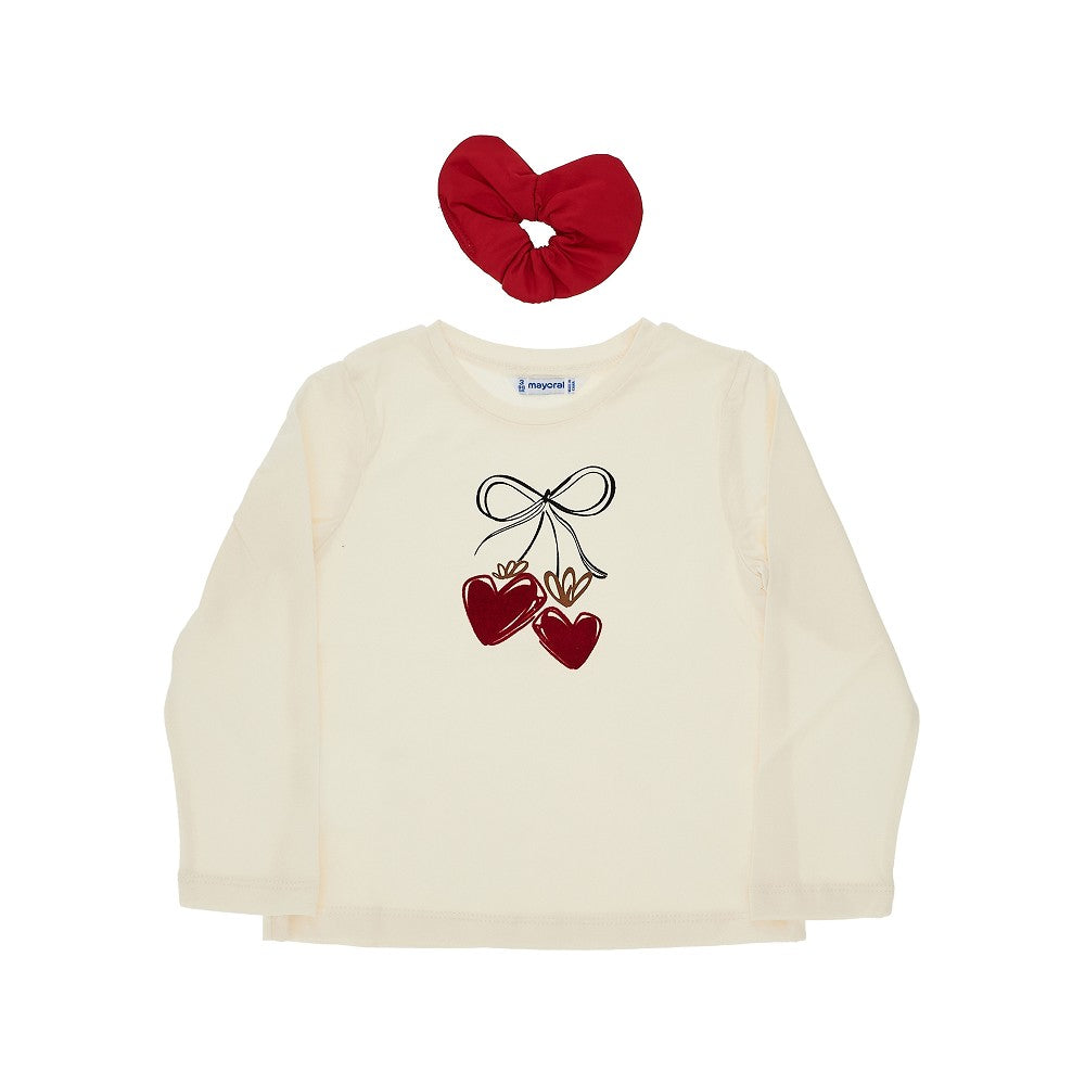 T-shirt a manica lunga in cotone