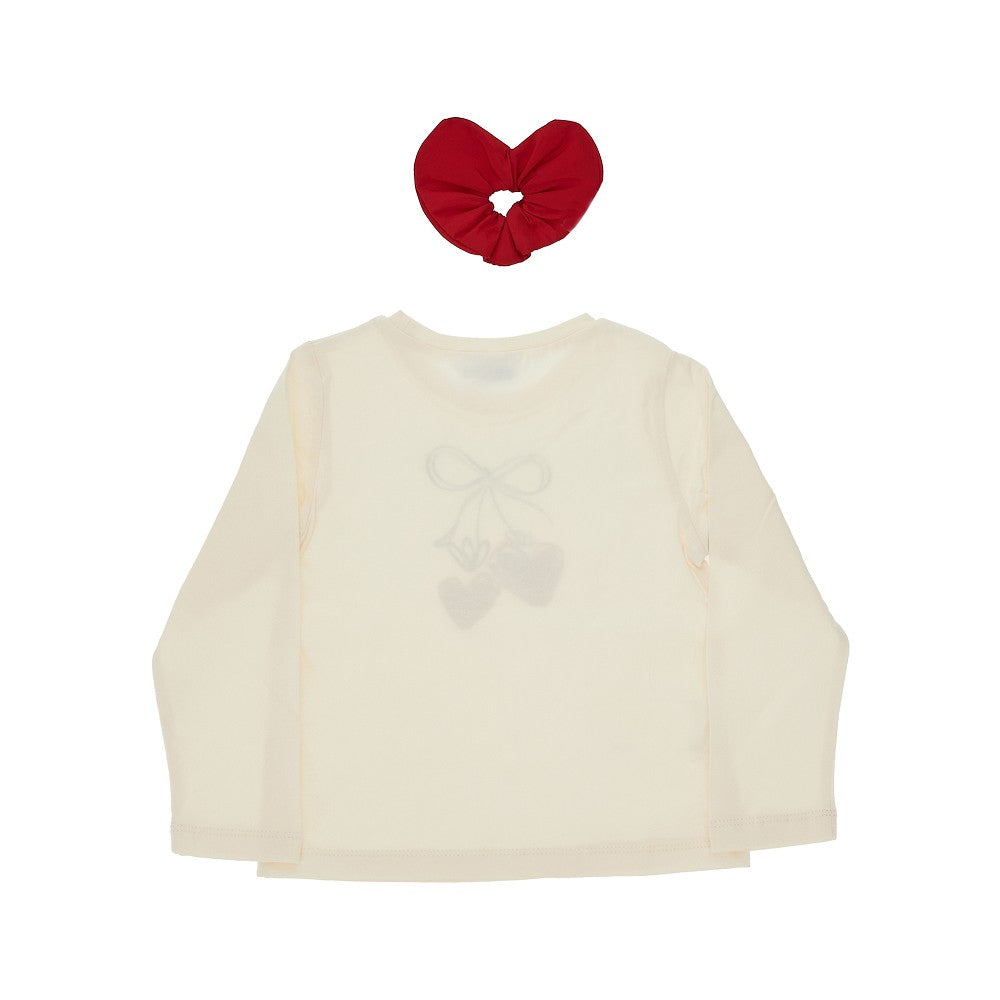T-shirt a manica lunga in cotone