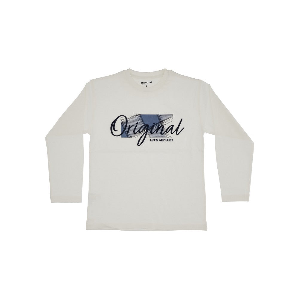 T-shirt in cotone con ricamo 'Original'
