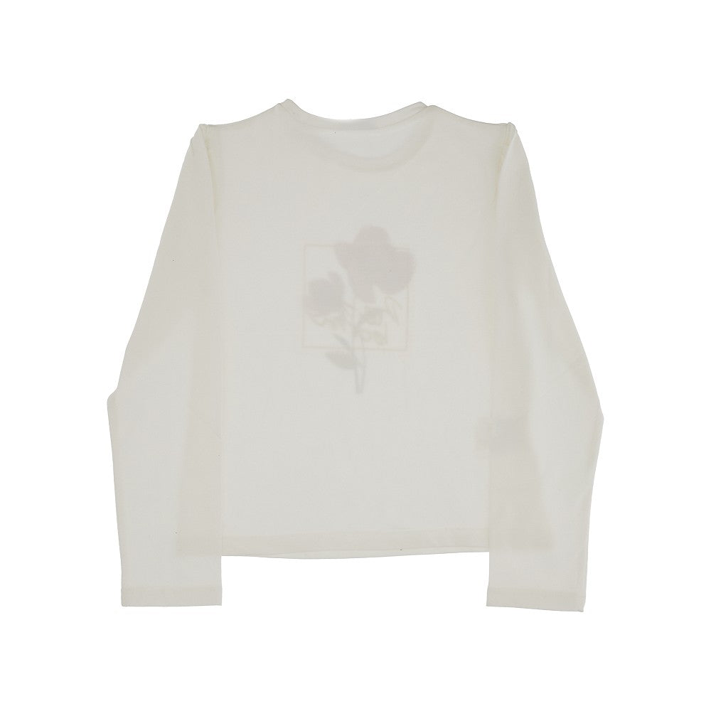 T-shirt con stampa florale