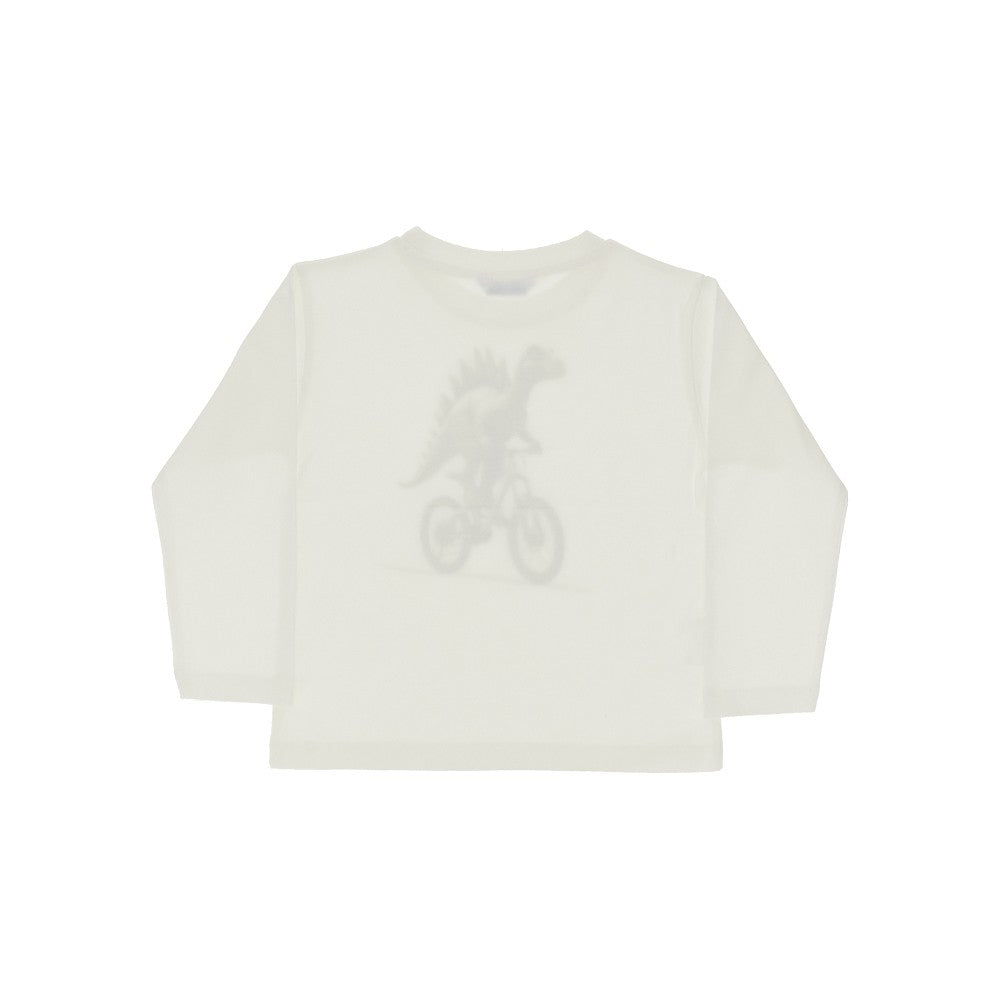 T-shirt in jersey con stampa