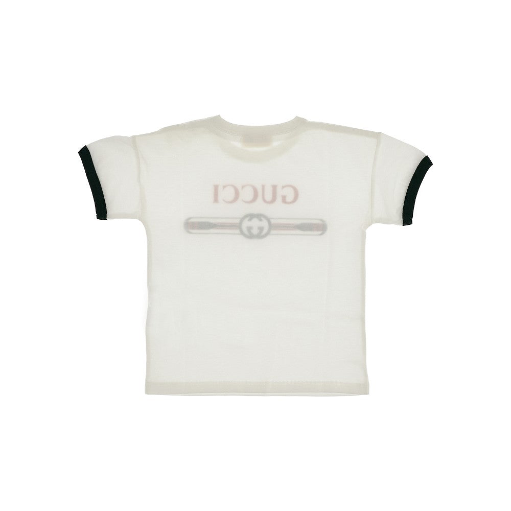 T-shirt con stampa logo