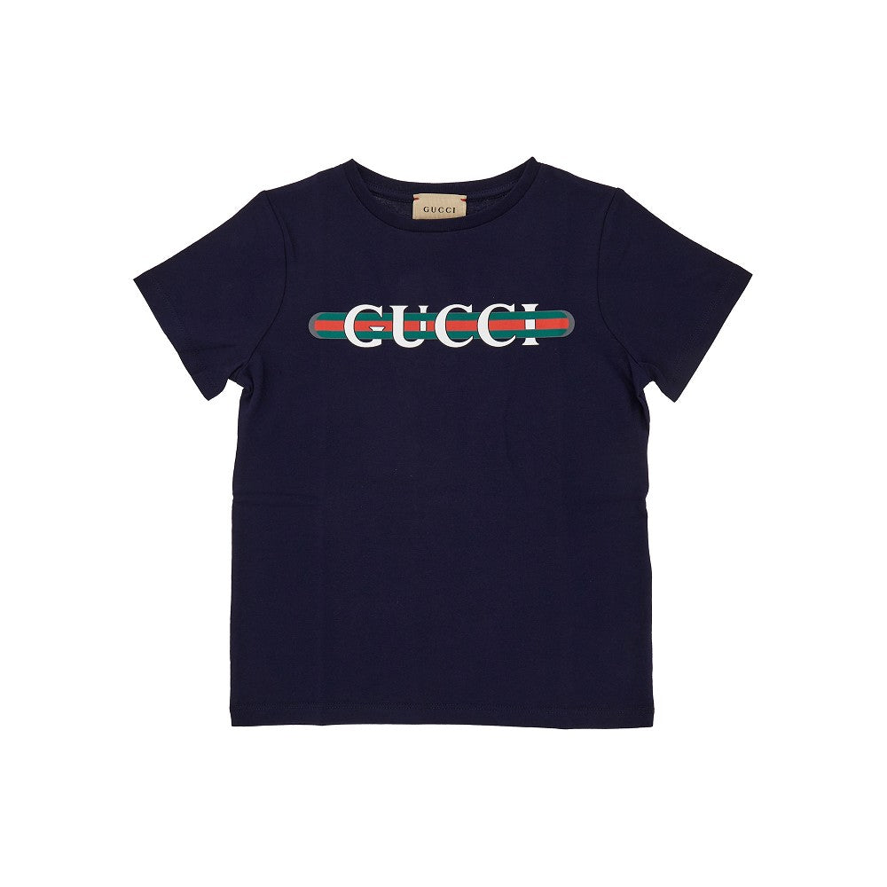 T-shirt con stampa logo Web