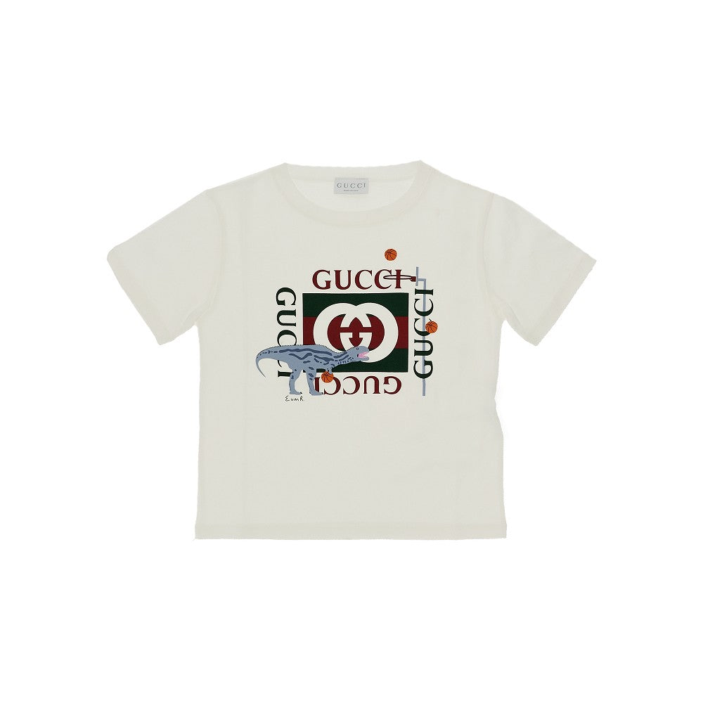 T-shirt con stampa logo