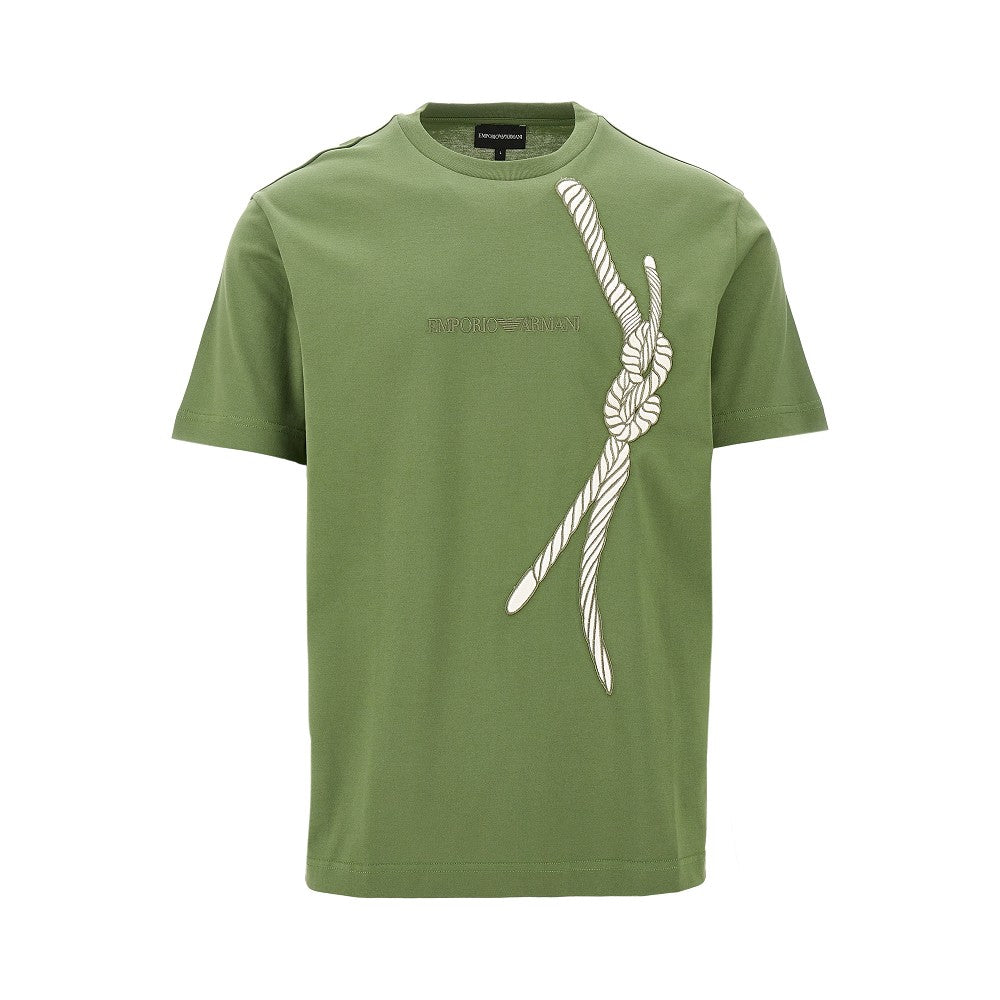 Knot embroidery Better Cotton T-shirt