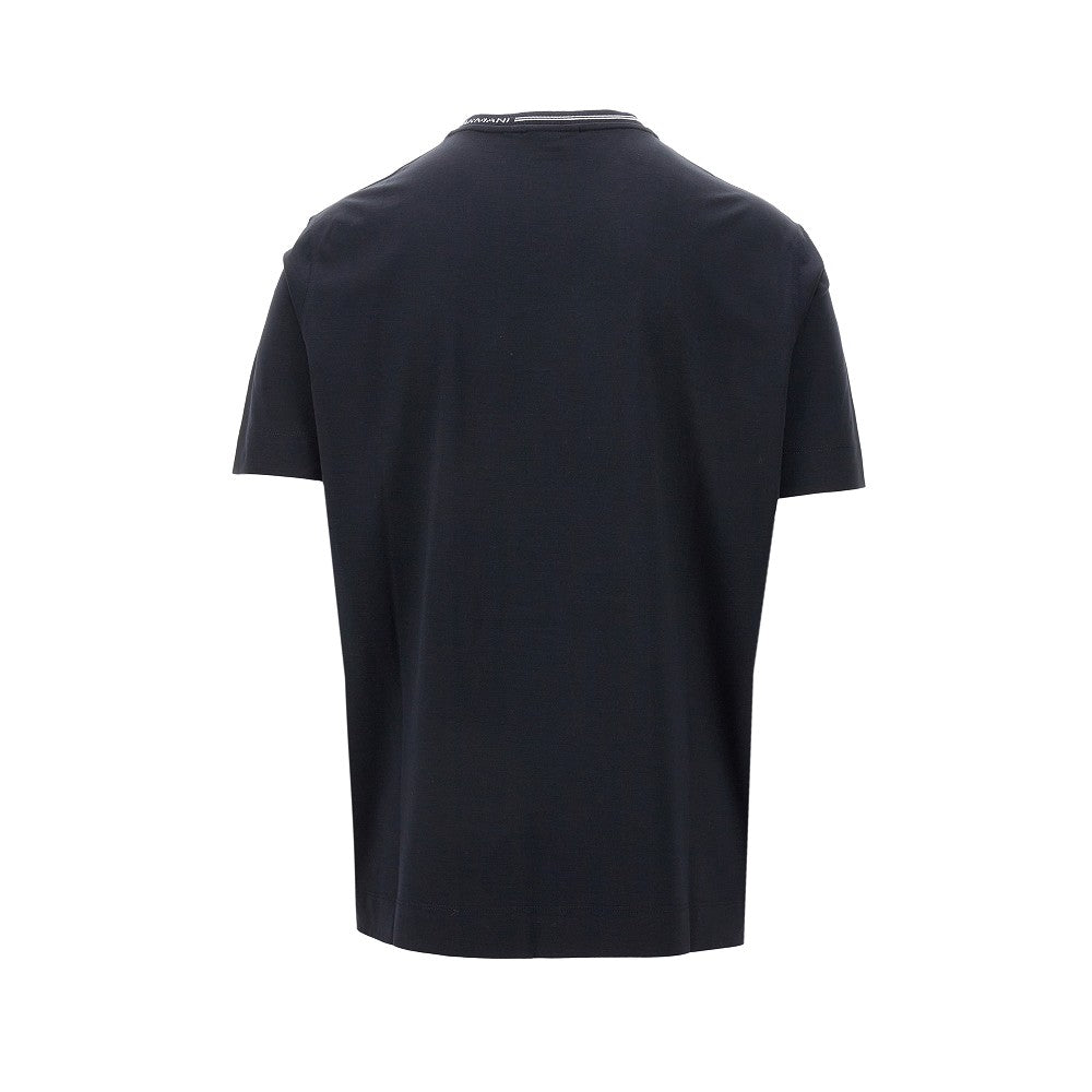 T-shirt con girocollo logato