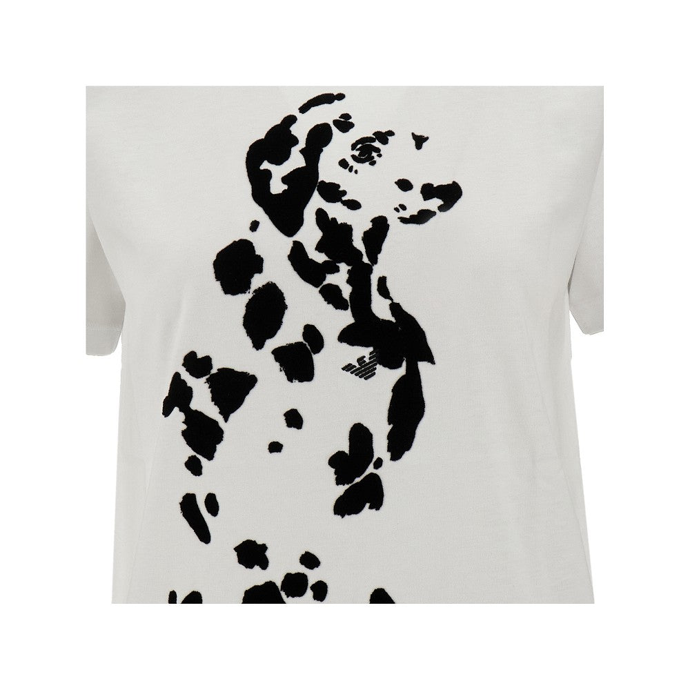 T-shirt in cotone organico 'We Love Dogs'