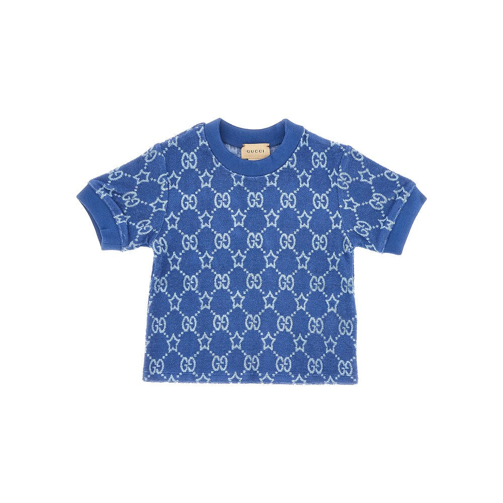 T-shirt in spugna jacquard GG
