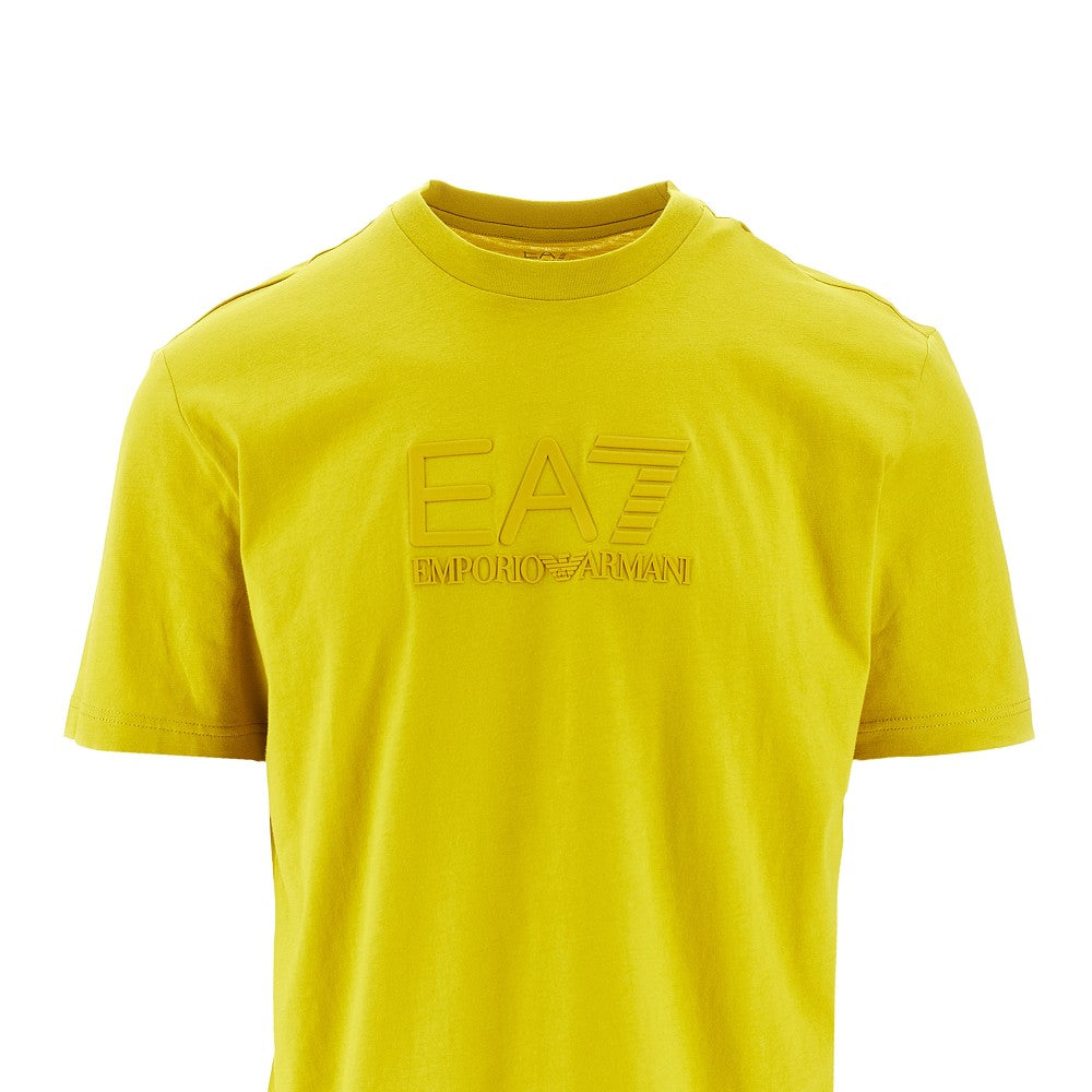 T-shirt con logo gommato