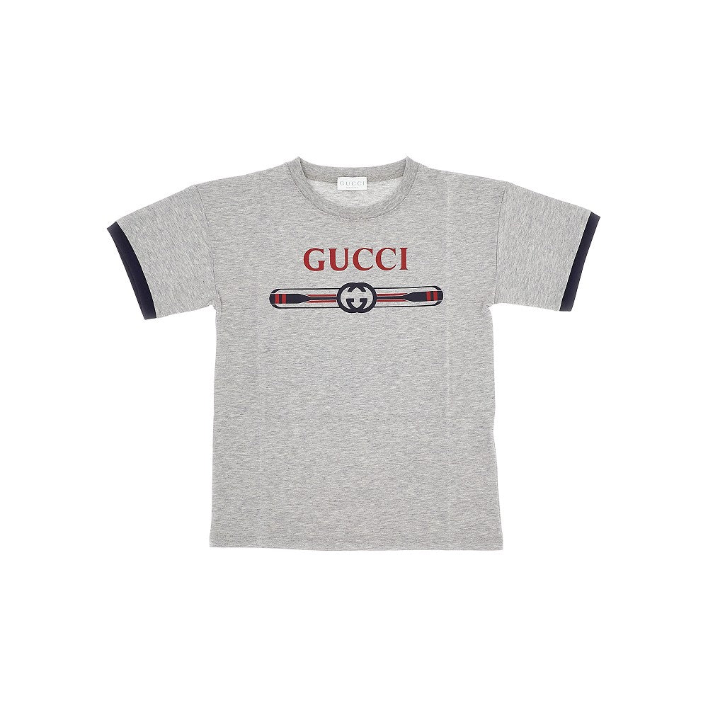 T-shirt con stampa logo
