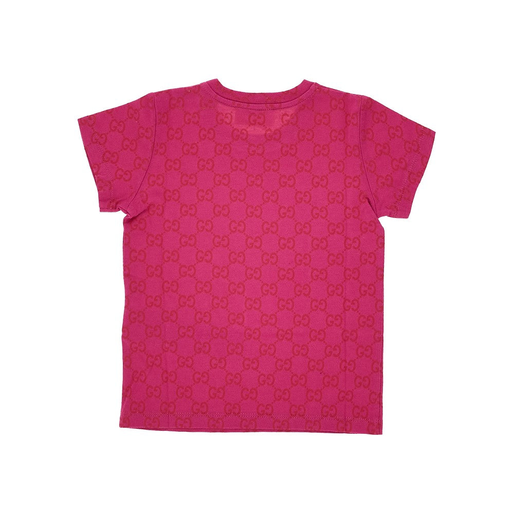 Jersey t-shirt with GG logo print