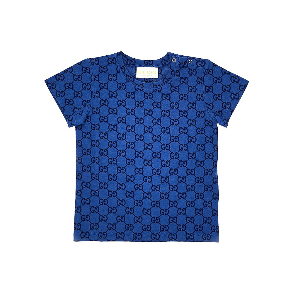 Jersey t-shirt with GG logo print