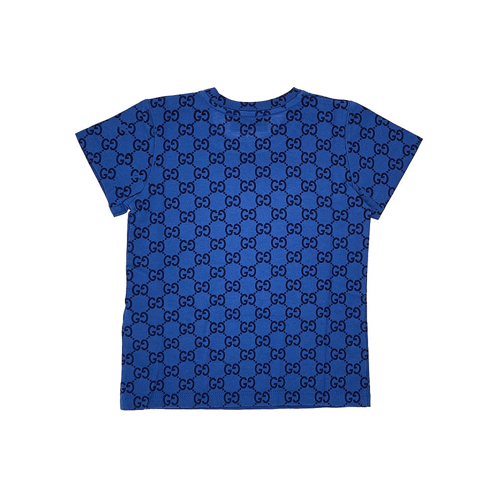 Jersey t-shirt with GG logo print