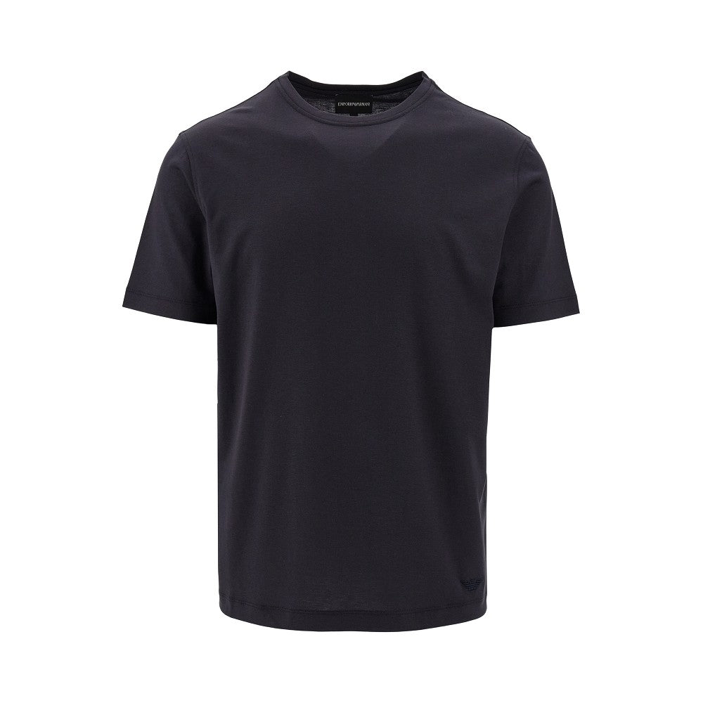 Cotton and silk jersey T-shirt