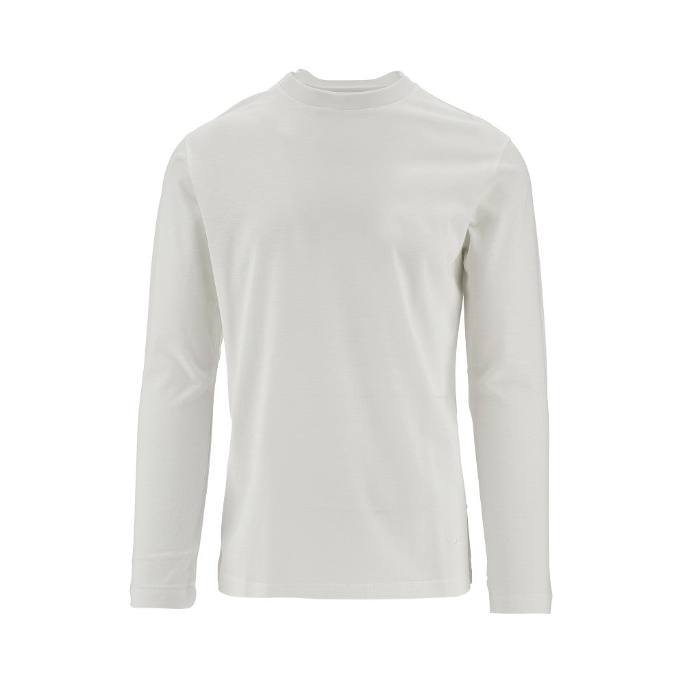 Lyocell and cotton jersey T-shirt