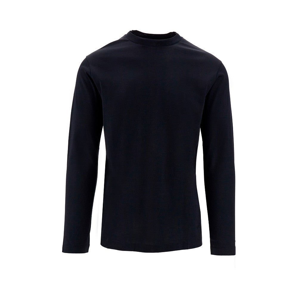 T-shirt in misto lyocell e cotone