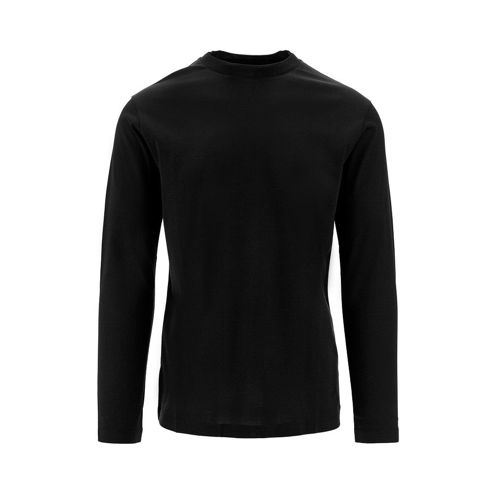 Lyocell and cotton jersey T-shirt