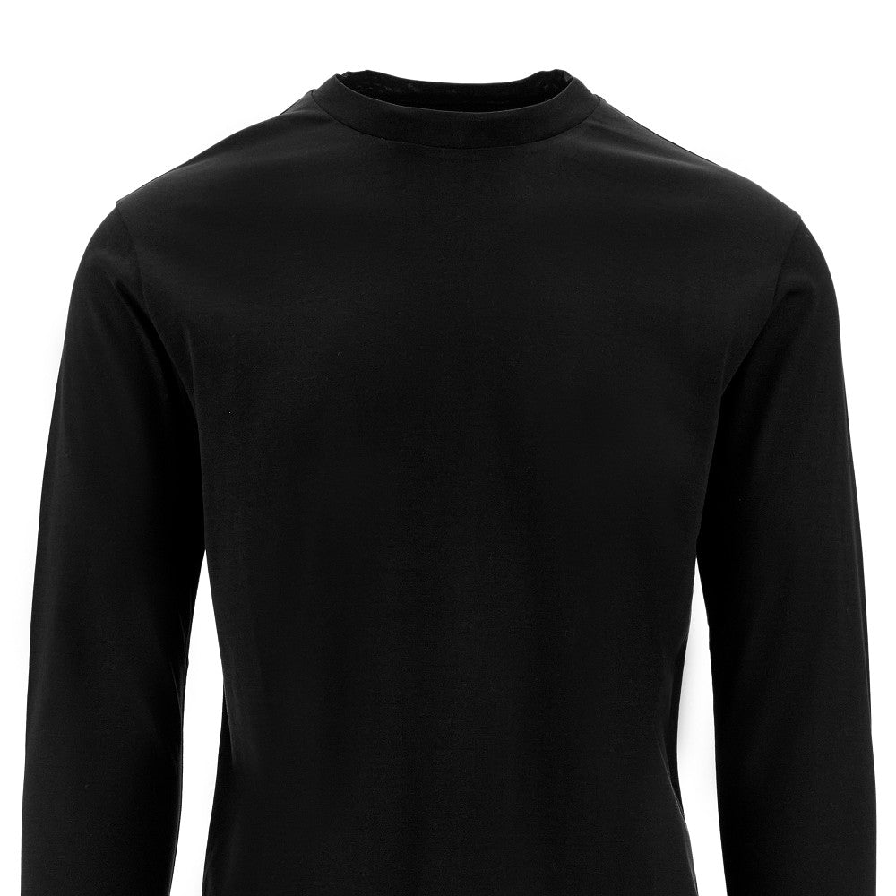 Lyocell and cotton jersey T-shirt