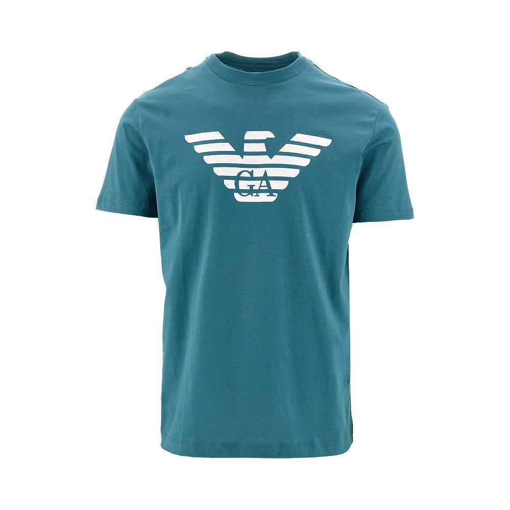 T-shirt in cotone Pima con stampa Eagle