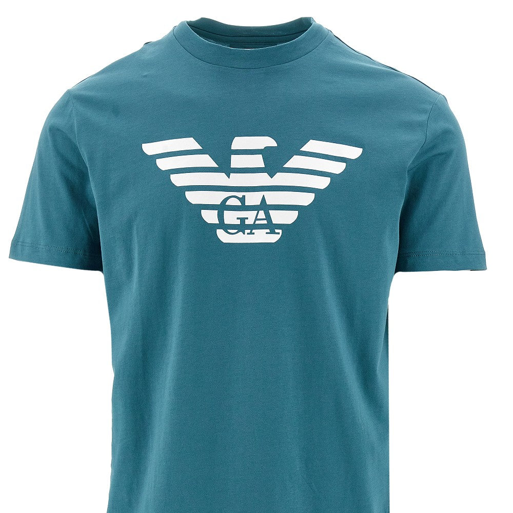 T-shirt in cotone Pima con stampa Eagle