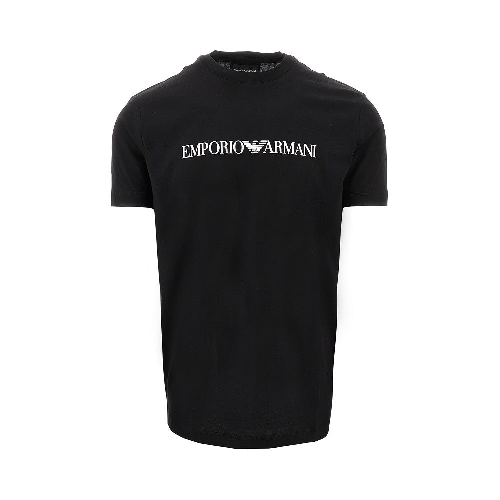 Logo print Pima cotton T-shirt