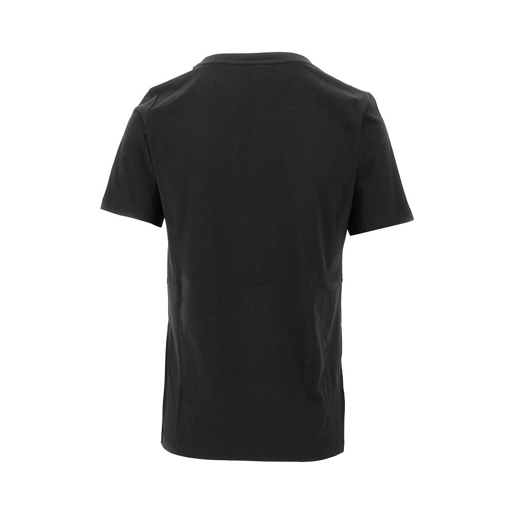 T-shirt with logo embroidery