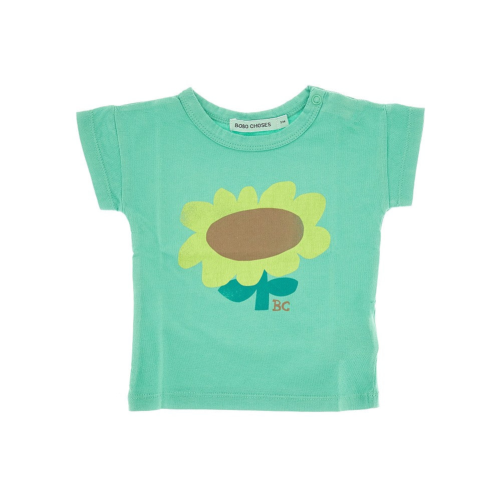 T-shirt in cotone organico 'Sunflower'