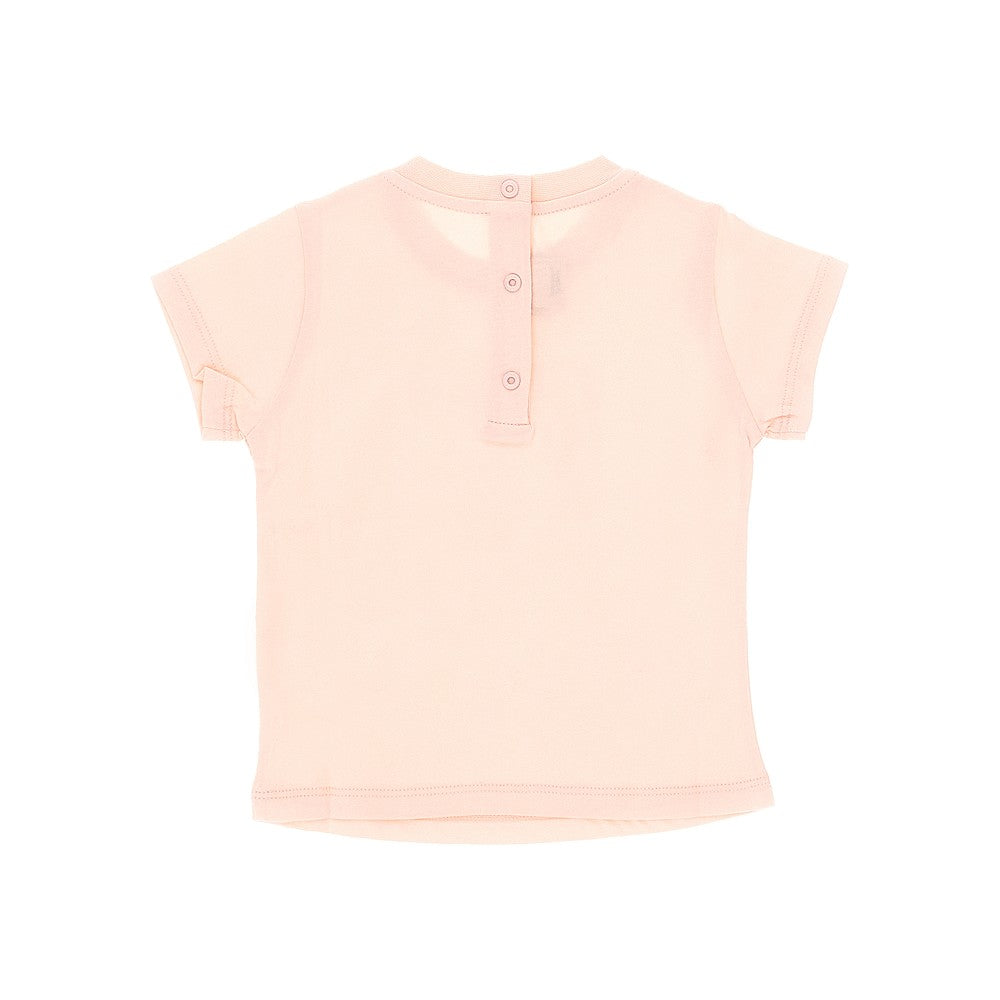 T-shirt con ricamo FENDI ROMA