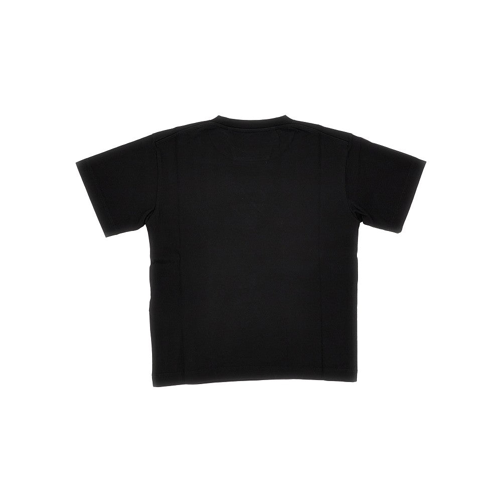 T-shirt con logo ricamato