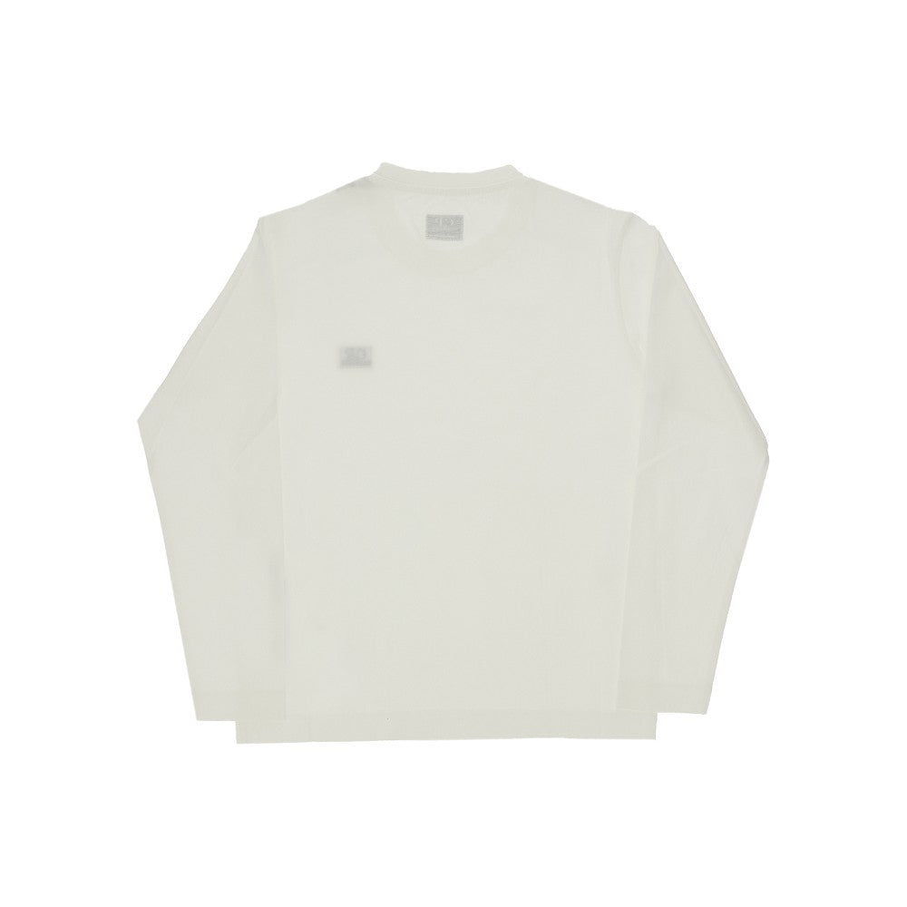 T-shirt con patch logo ricamato