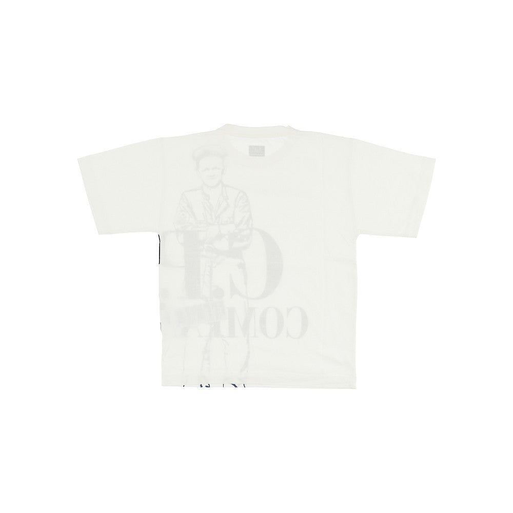 T-shirt con maxi stampa logo