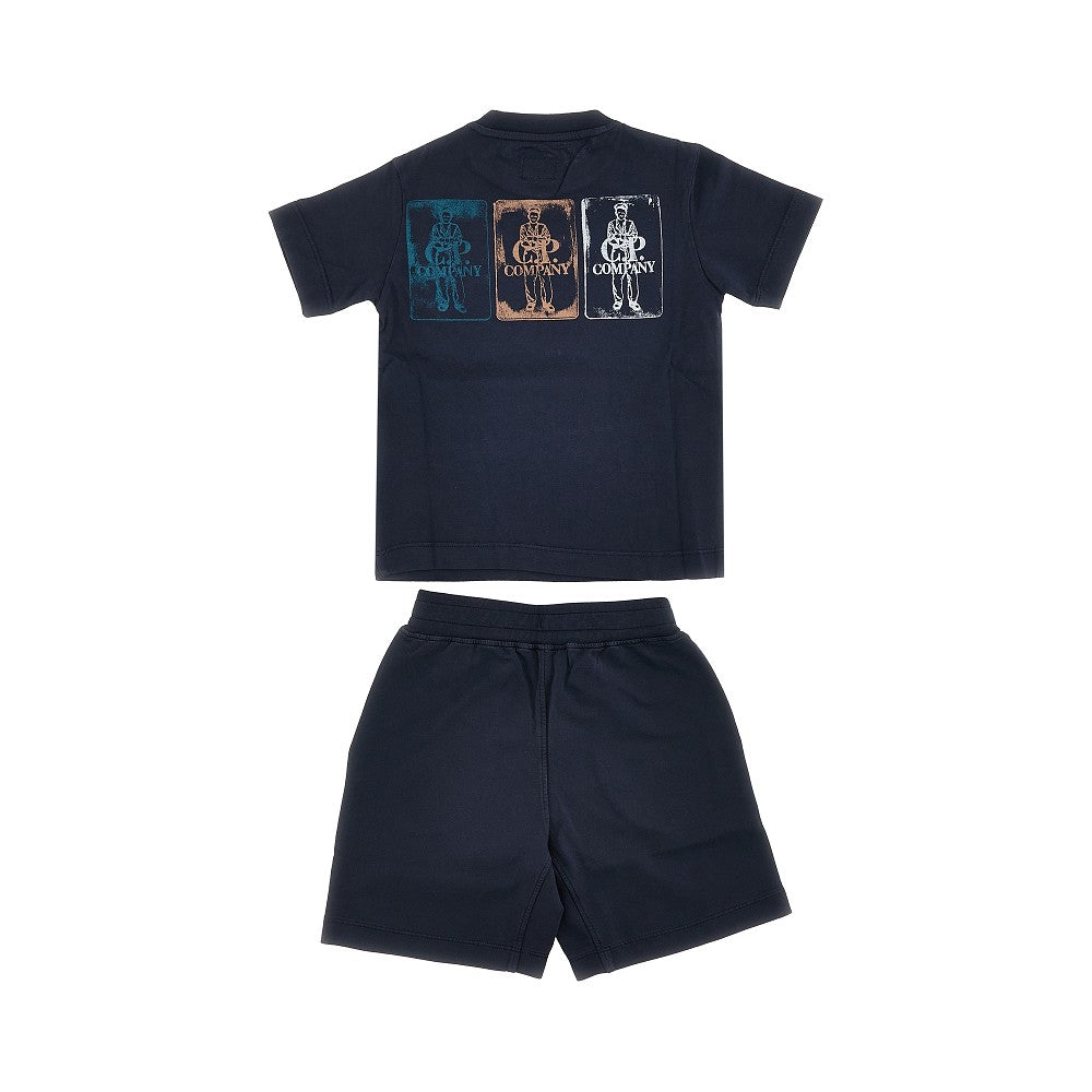 Jersey two-piece set with print