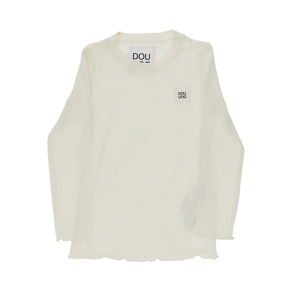 T-shirt in cotone e modal stretch
