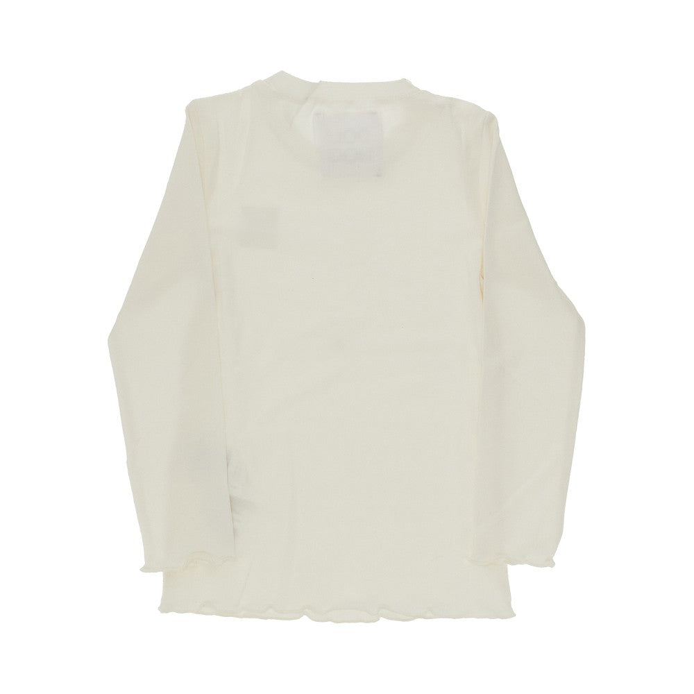 T-shirt in cotone e modal stretch