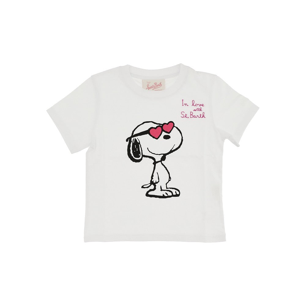 Short-sleeved T-shirt with 'Snoopy' print