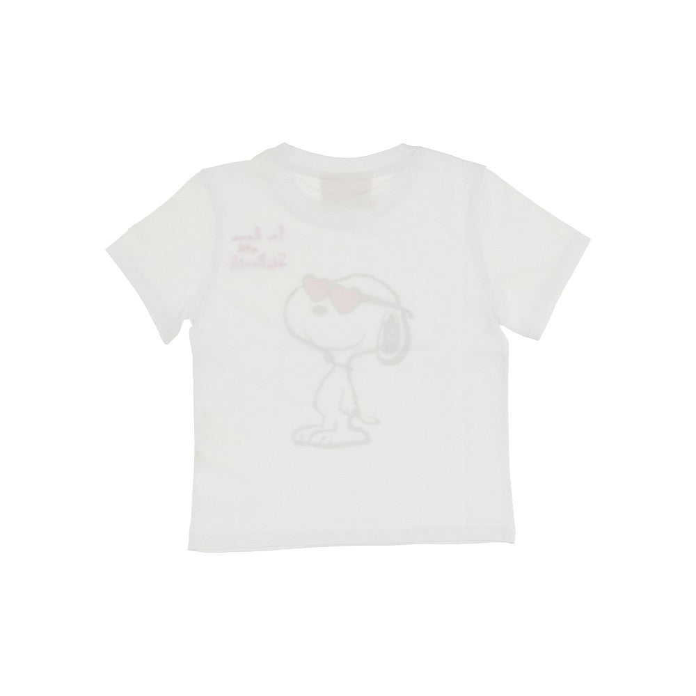 Short-sleeved T-shirt with 'Snoopy' print