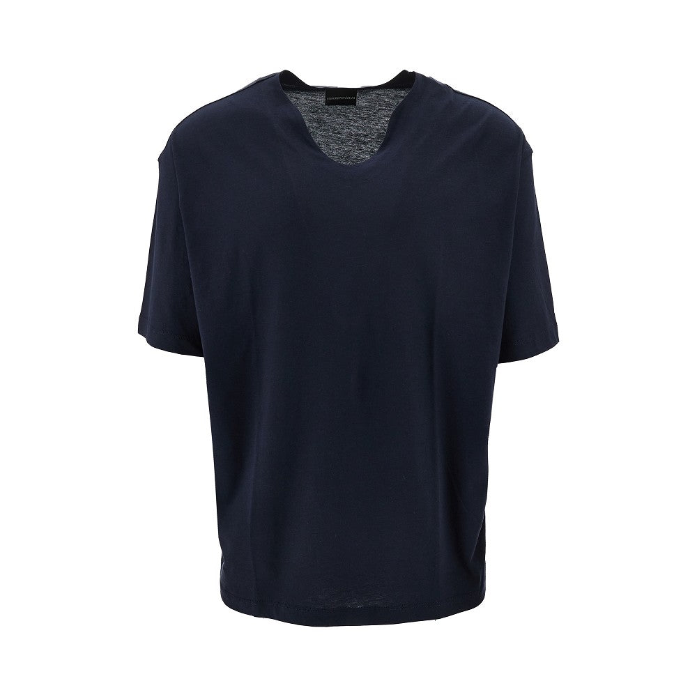 T-shirt in jersey di misto cotone e seta ASV