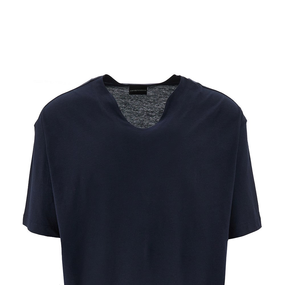 T-shirt in jersey di misto cotone e seta ASV