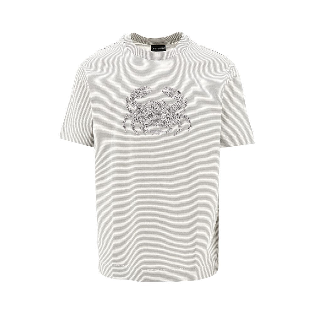 T-shirt in jersey di cotone ASV con ricamo