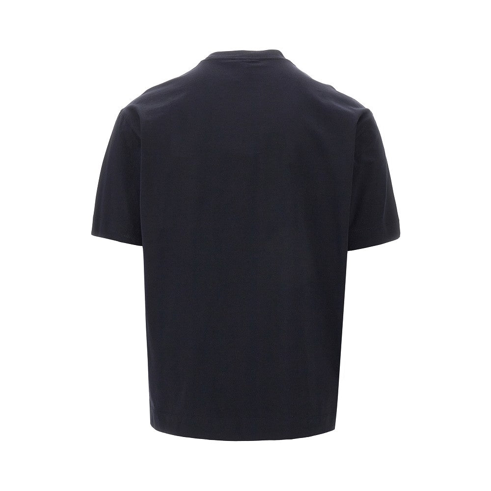 T-shirt con logo floccato ASV