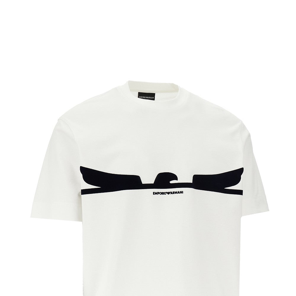 T-shirt con logo floccato ASV