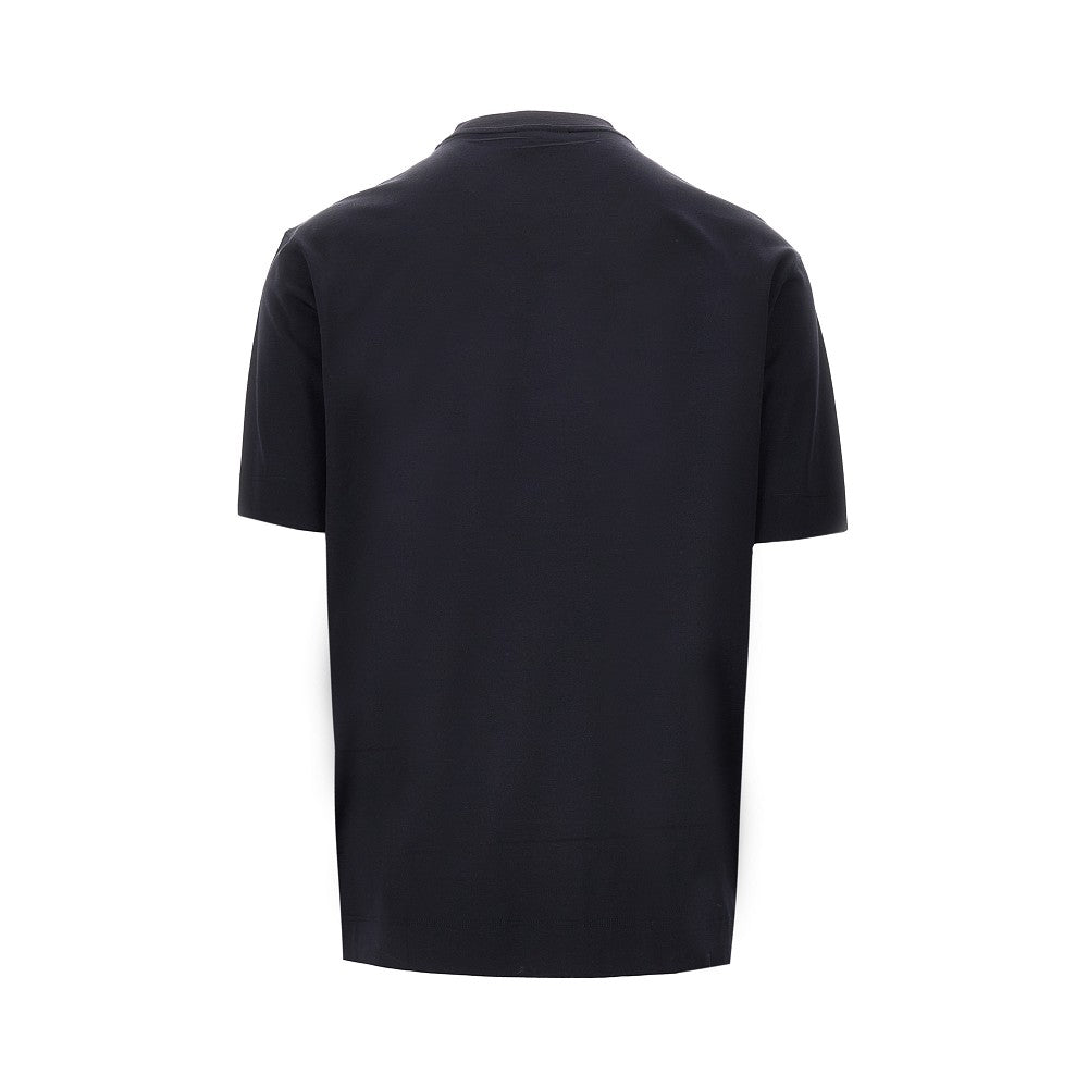 T-shirt in misto lyocell con logo Eagle