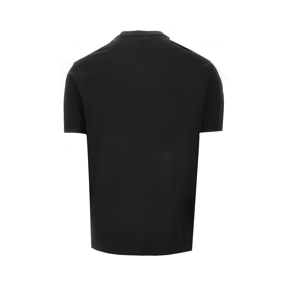 T-shirt in misto lyocell e cotone