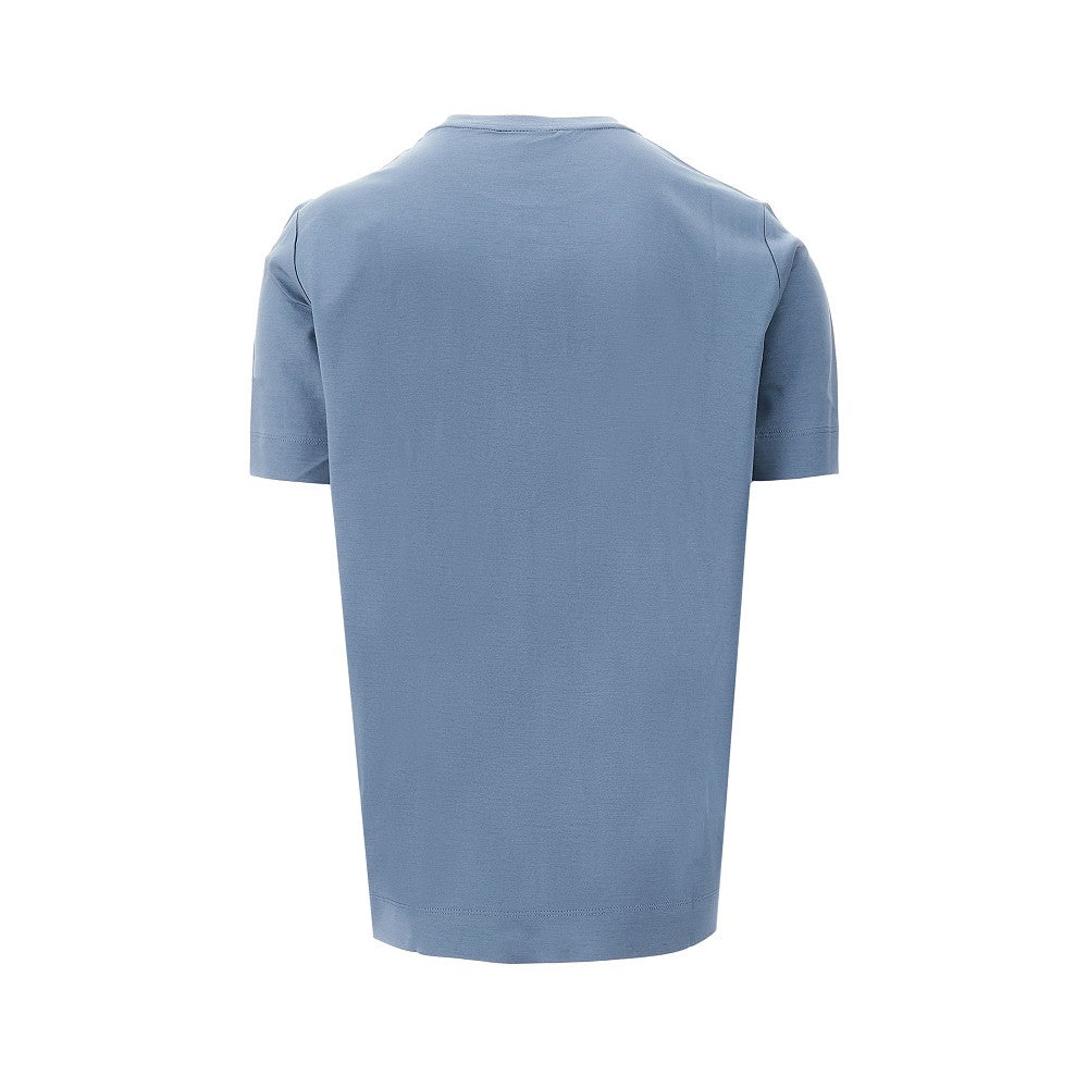 T-shirt in misto modal con scollo a V