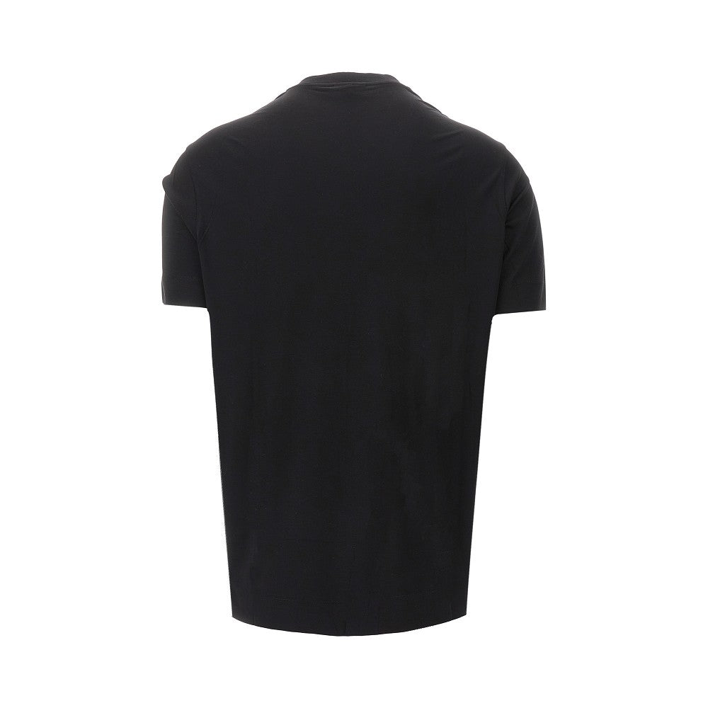 T-shirt in misto modal con scollo a V
